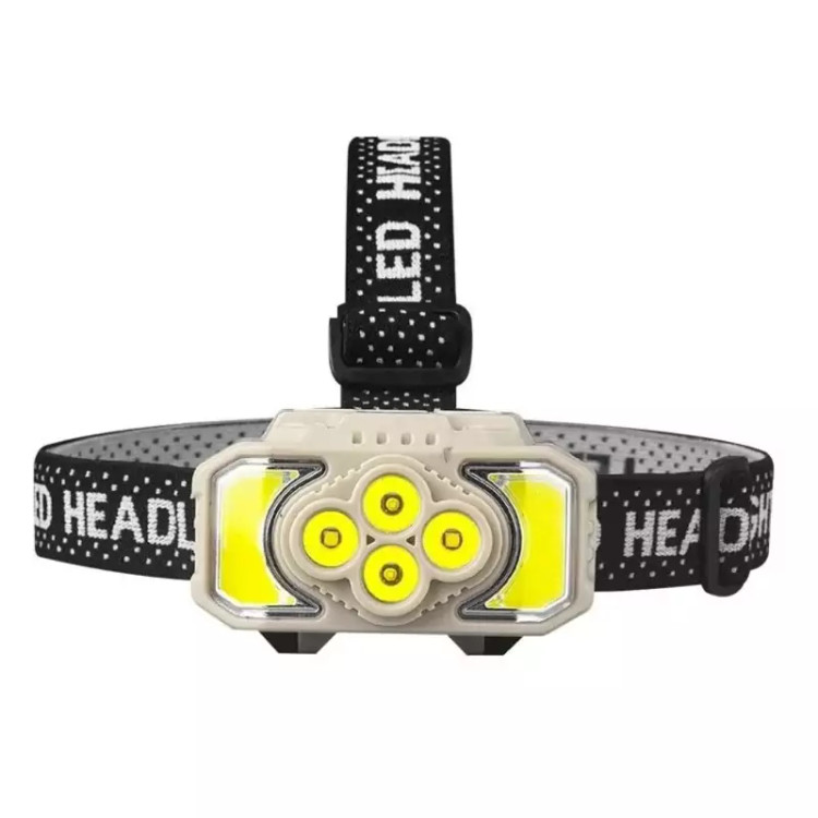 چراغ پیشانی COB+4 led مدل HX-815