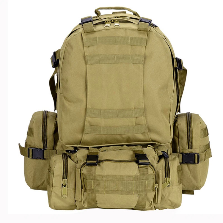 کوله پشتی 65 لیتری تاکتیکال چهار تکه MILITARY (Tactical 4 In One 50L Backpack)