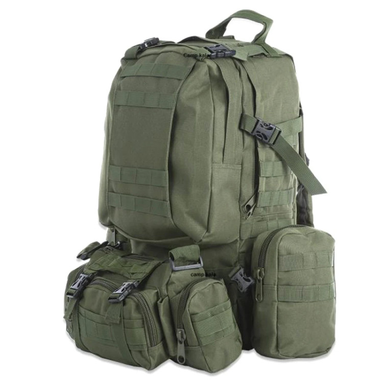 کوله پشتی 65 لیتری تاکتیکال چهار تکه MILITARY (Tactical 4 In One 50L Backpack)