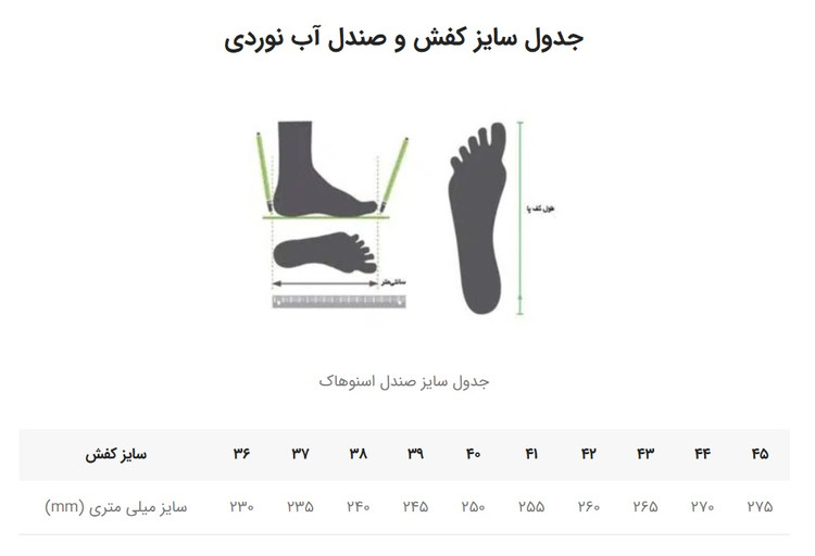 صندل اسنوهاک مدل BORA رنگ مشکی